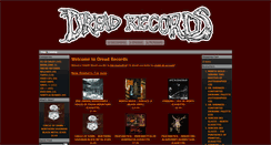 Desktop Screenshot of dreadrecords.net